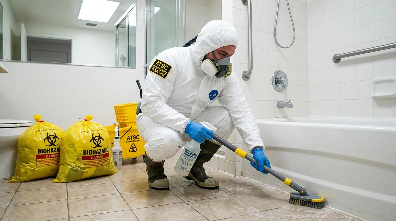 Decontamination equipment deployed for Blood Cleanup in Fort Myers Shores